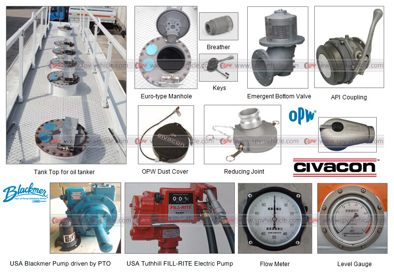 Parts for Fuel Tanker Truck 01